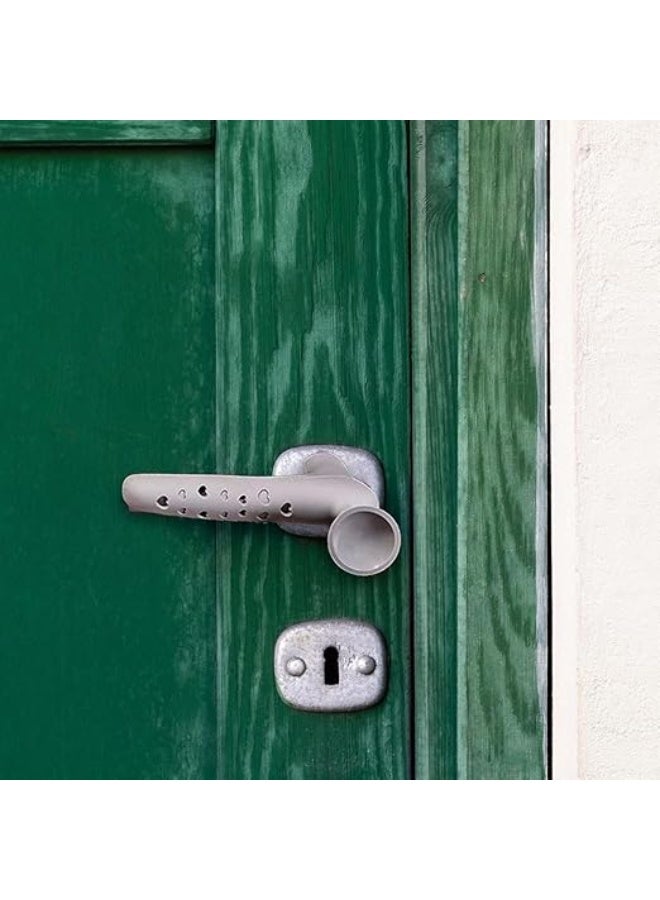 غطاء واقي لمقبض الباب من السيليكون من سيميستيك - واقي حائط مضاد للتصادم، سدادة باب ديناميكية، واقي مقبض ممتص للصدمات للاطفال وسلامة المنزل، مرن ومتين (متعدد الالوان) - Image 4